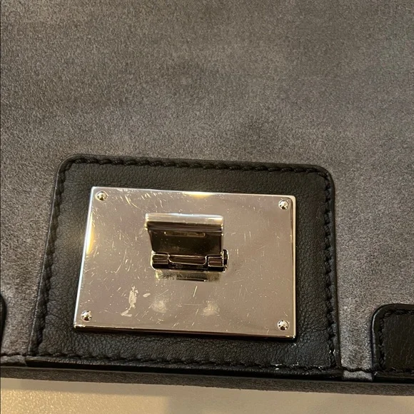 Tiffany & Co. - Vintage Gray Suede Bag - Made in Italy - Picture 7 of 17